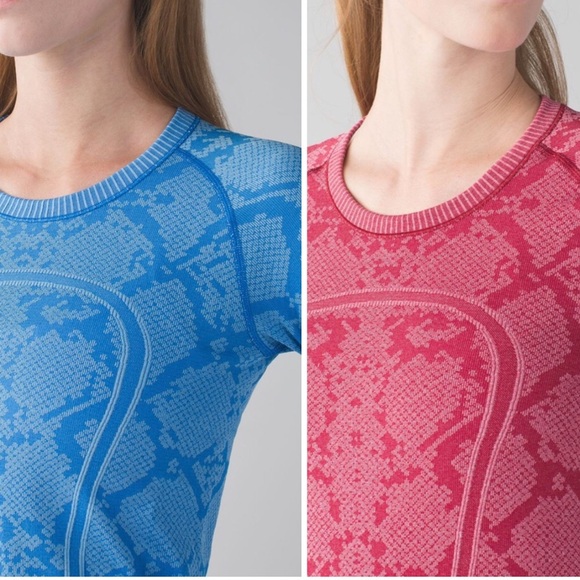 Lululemon NWT RARE Snake Swiftly Tech LS Set - Picture 1 of 3